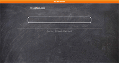 Desktop Screenshot of fx-option.com